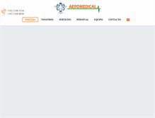 Tablet Screenshot of aeromedical.com.gt